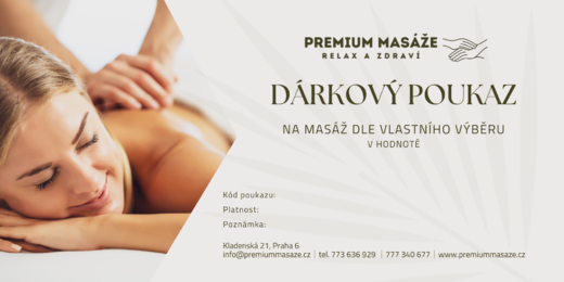 Dárkový poukaz vzor 1